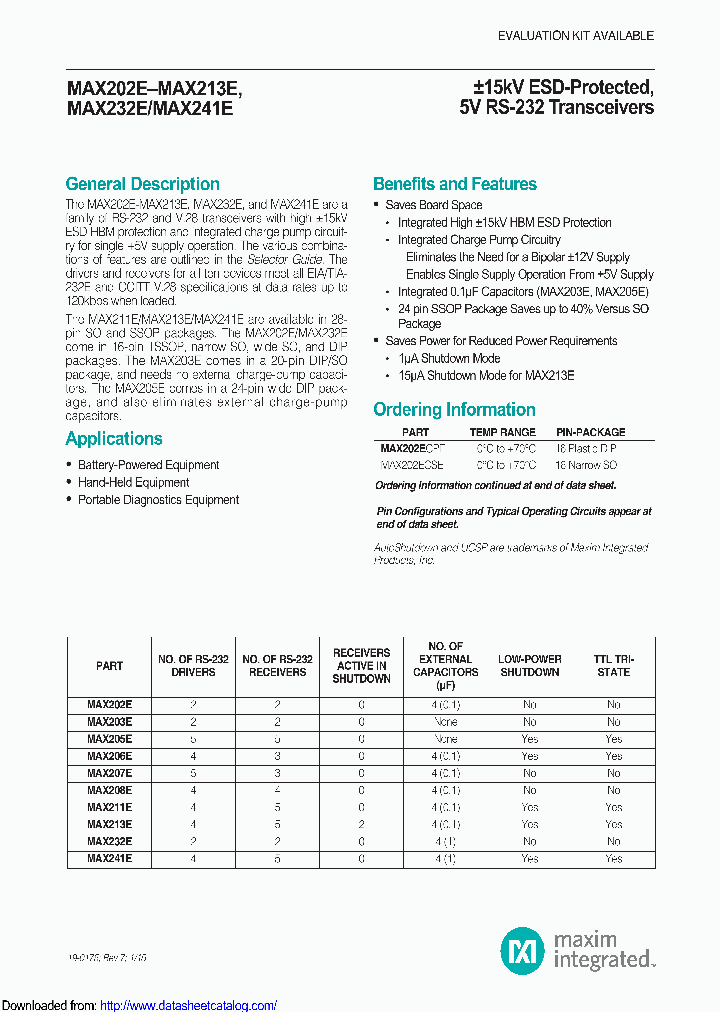 MAX202EEUE_8720517.PDF Datasheet