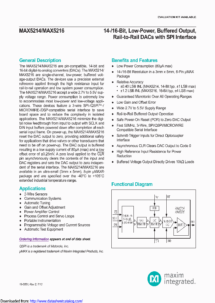 MAX5216GUAT_8720927.PDF Datasheet