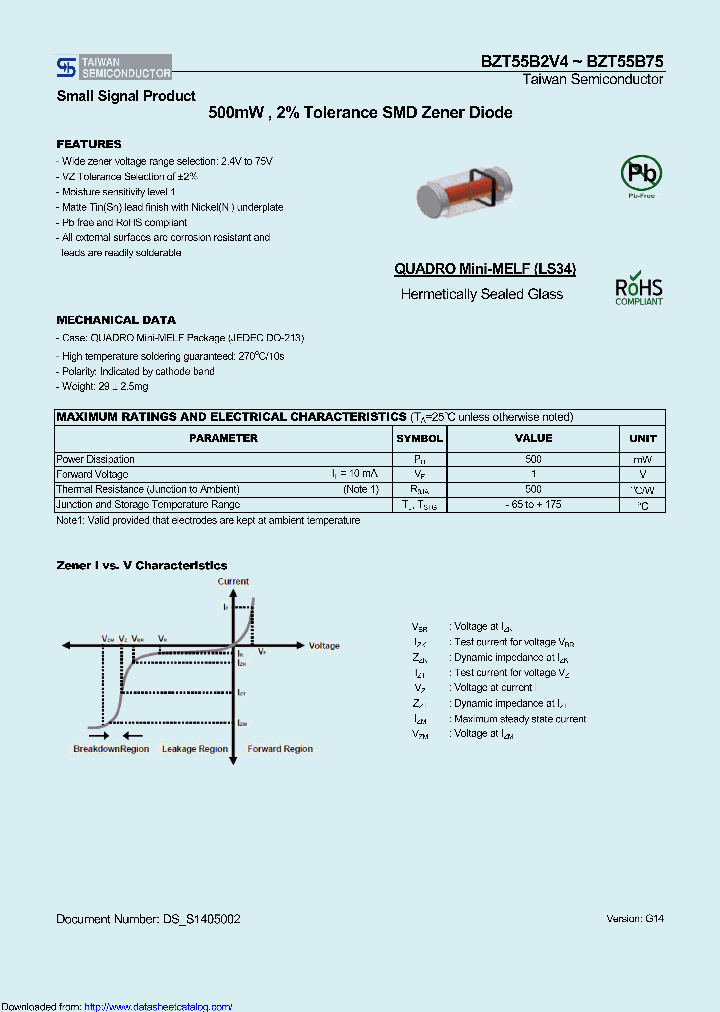 BZT55B10_8721693.PDF Datasheet