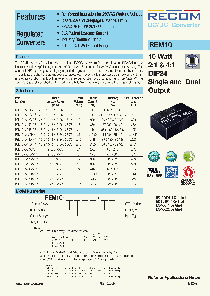 REM10-1215D_8722549.PDF Datasheet