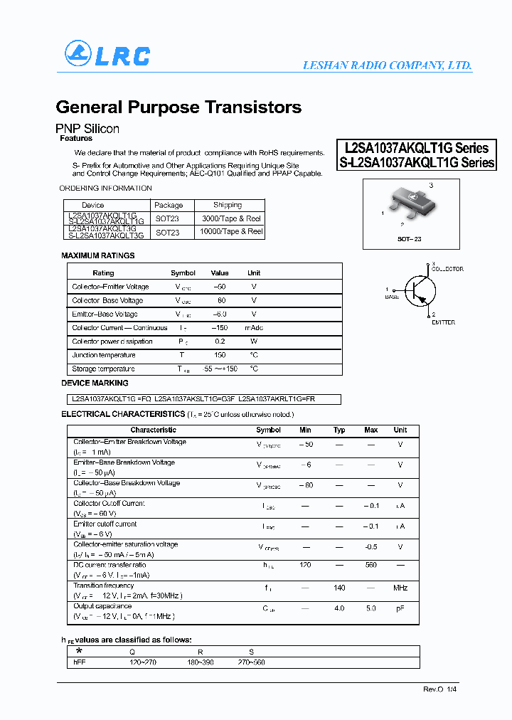 L2SA1037AKQLT1G-15_8722712.PDF Datasheet