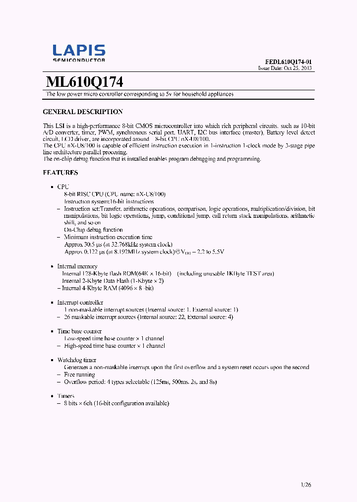 ML610Q174_8723192.PDF Datasheet