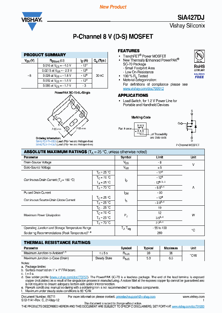 SIA427DJ_8723573.PDF Datasheet