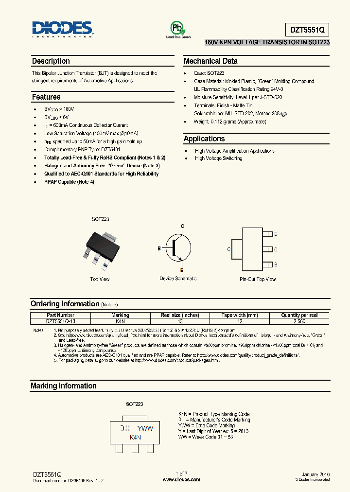 DZT5551Q_8724292.PDF Datasheet