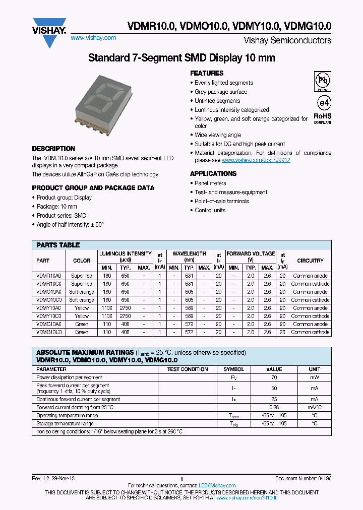 VDMO10A0_8724467.PDF Datasheet