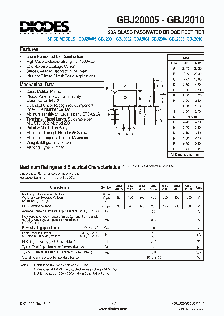 GBJ2004_8724612.PDF Datasheet