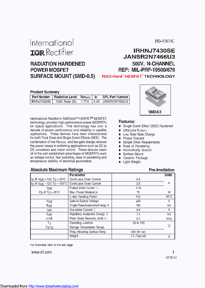 IRHNJ7430SESCS_8724731.PDF Datasheet