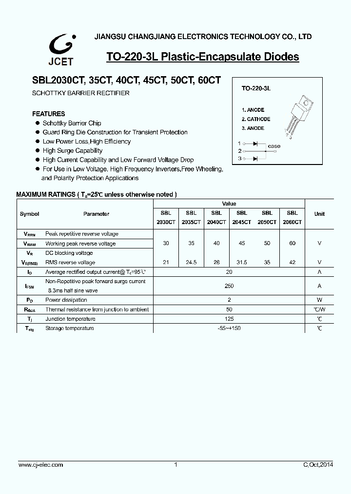 SBL2060CT_8725084.PDF Datasheet
