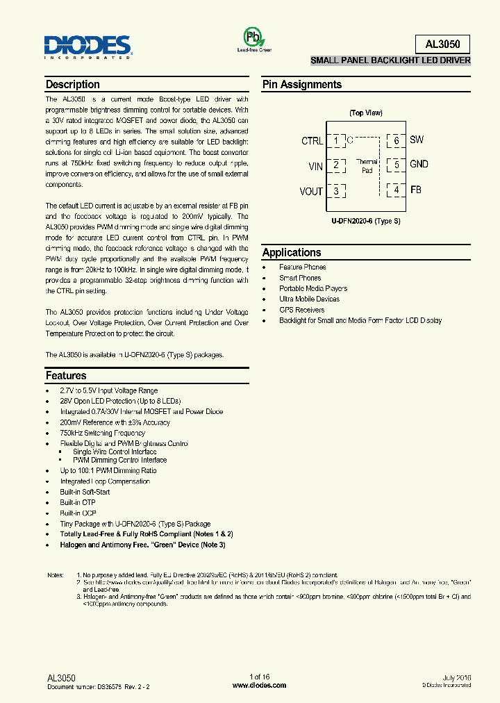 AL3050FDC-7_8726967.PDF Datasheet