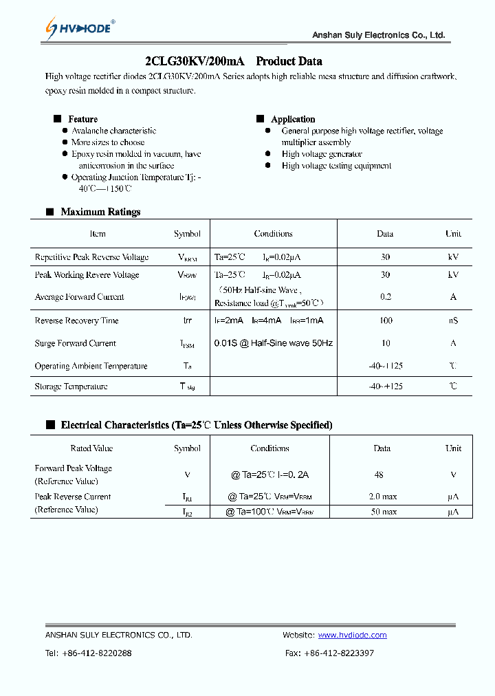 2CLG30KV-200MA_8726742.PDF Datasheet