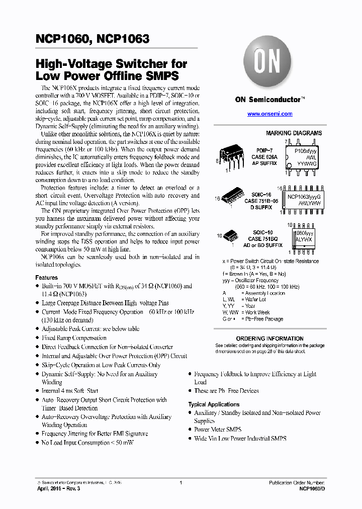 NCP1060AD060R2G_8728489.PDF Datasheet