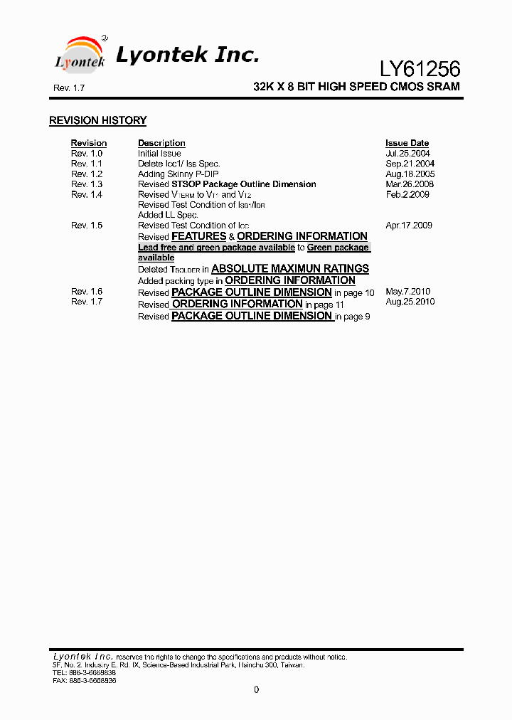 LY61256DL-12LLIT_8731059.PDF Datasheet