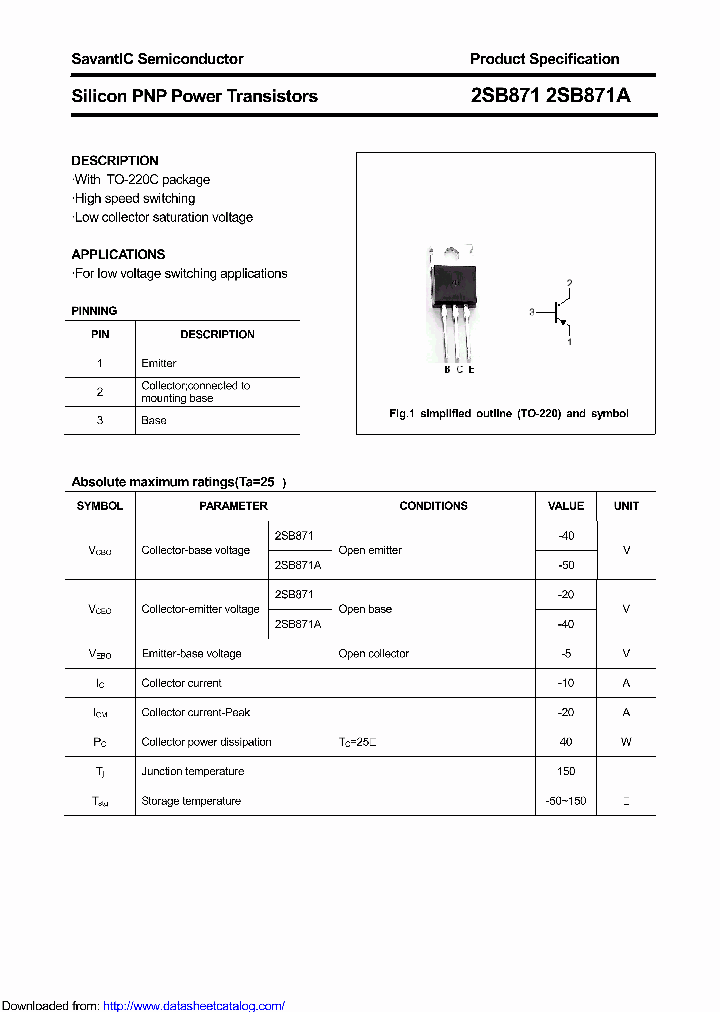 2SB871A_8731616.PDF Datasheet