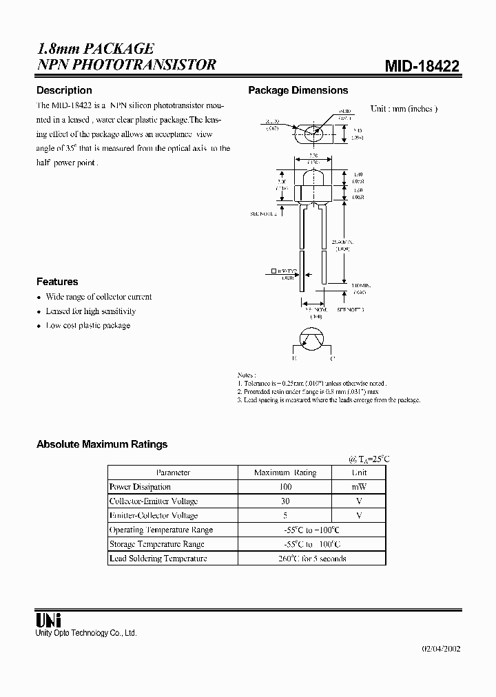 MID-18422_8731693.PDF Datasheet