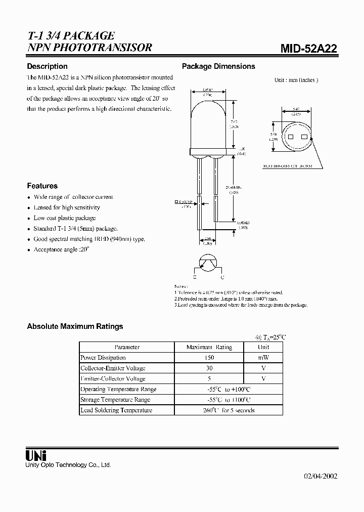 MID-52A22_8731710.PDF Datasheet