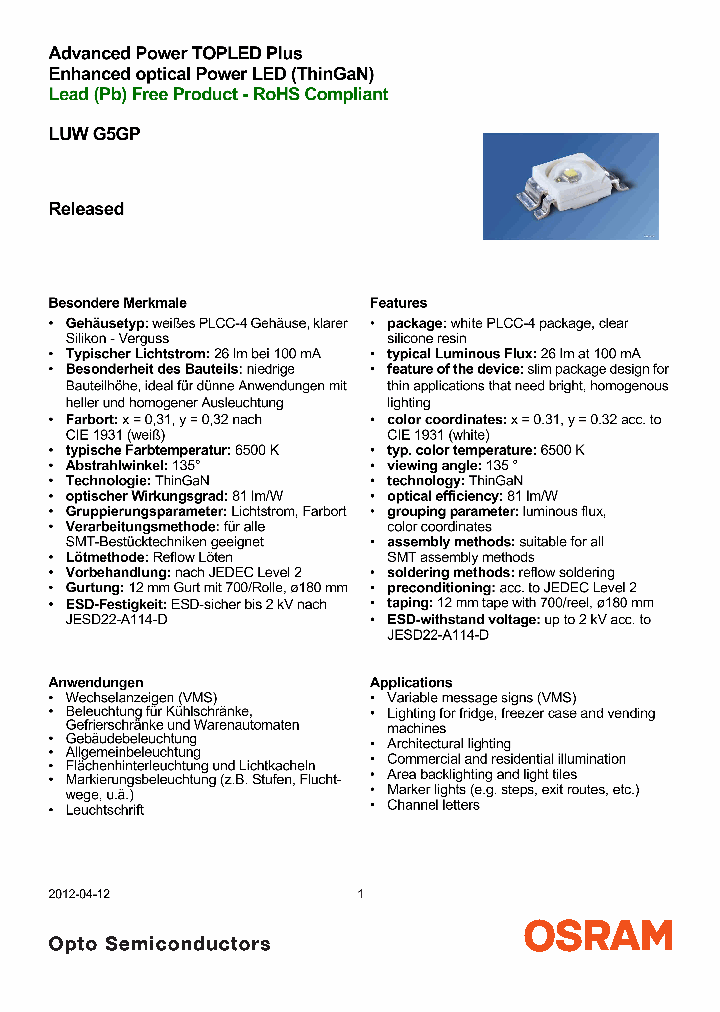 LUWG5GP-GXHY-5F8G_8732116.PDF Datasheet