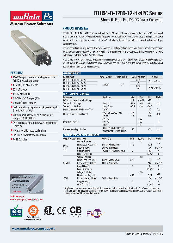 D1U54-D-1200-12-HC4PC_8732195.PDF Datasheet