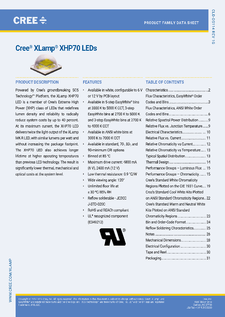 XHP70A-00-0000-0D0UK40E1_8732405.PDF Datasheet