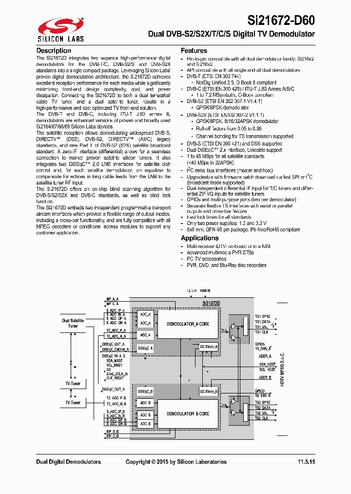 SI21672-D60_8732755.PDF Datasheet