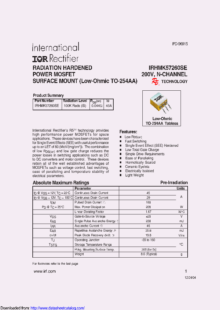 IRHMK57260SE_8735853.PDF Datasheet