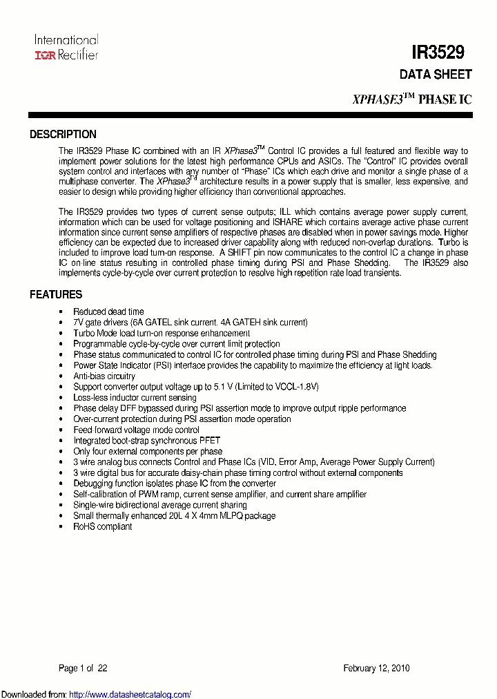 IR3529MTRPBF_8736389.PDF Datasheet