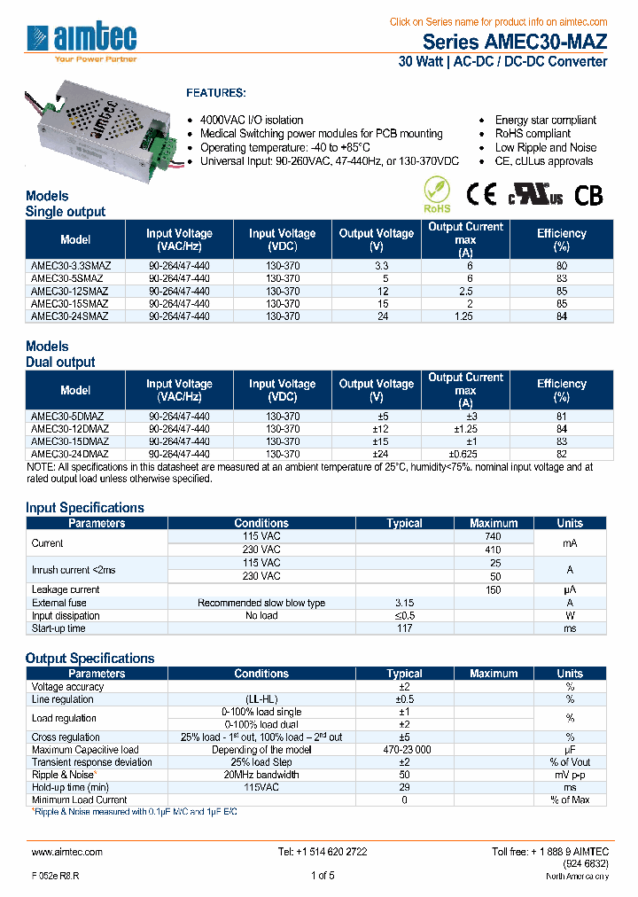 AMEC30-15DMAZ_8736520.PDF Datasheet
