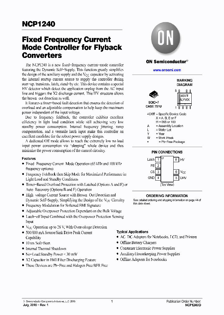 NCP1240AD065R2G_8736717.PDF Datasheet