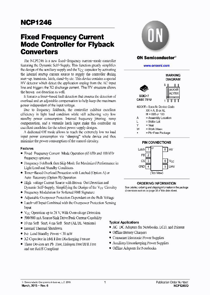 NCP1246ALD100R2G_8736731.PDF Datasheet
