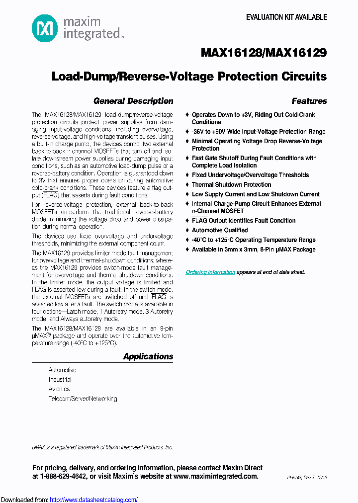 MAX16128UAADAA_8738148.PDF Datasheet