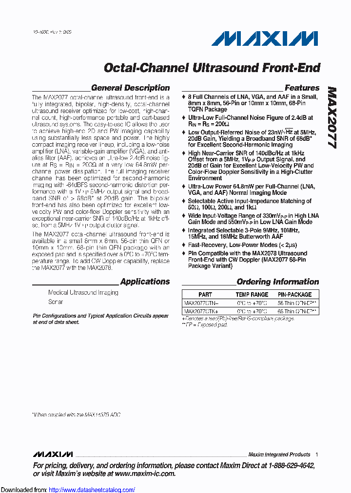 MAX2077CTKT_8738177.PDF Datasheet