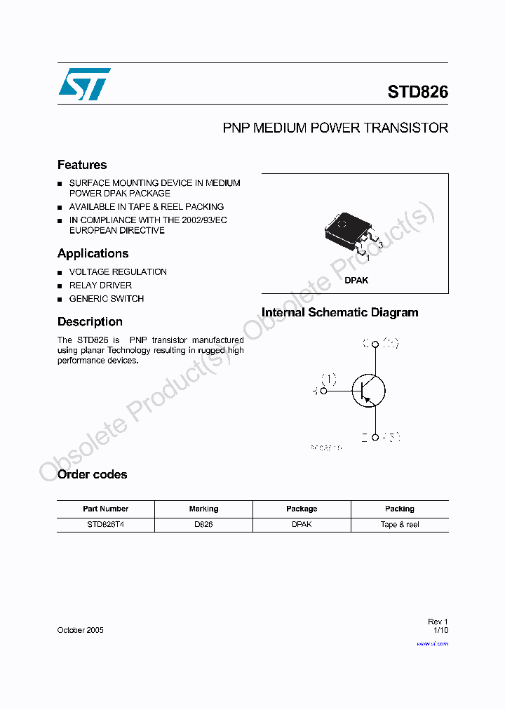 STD826_8739632.PDF Datasheet
