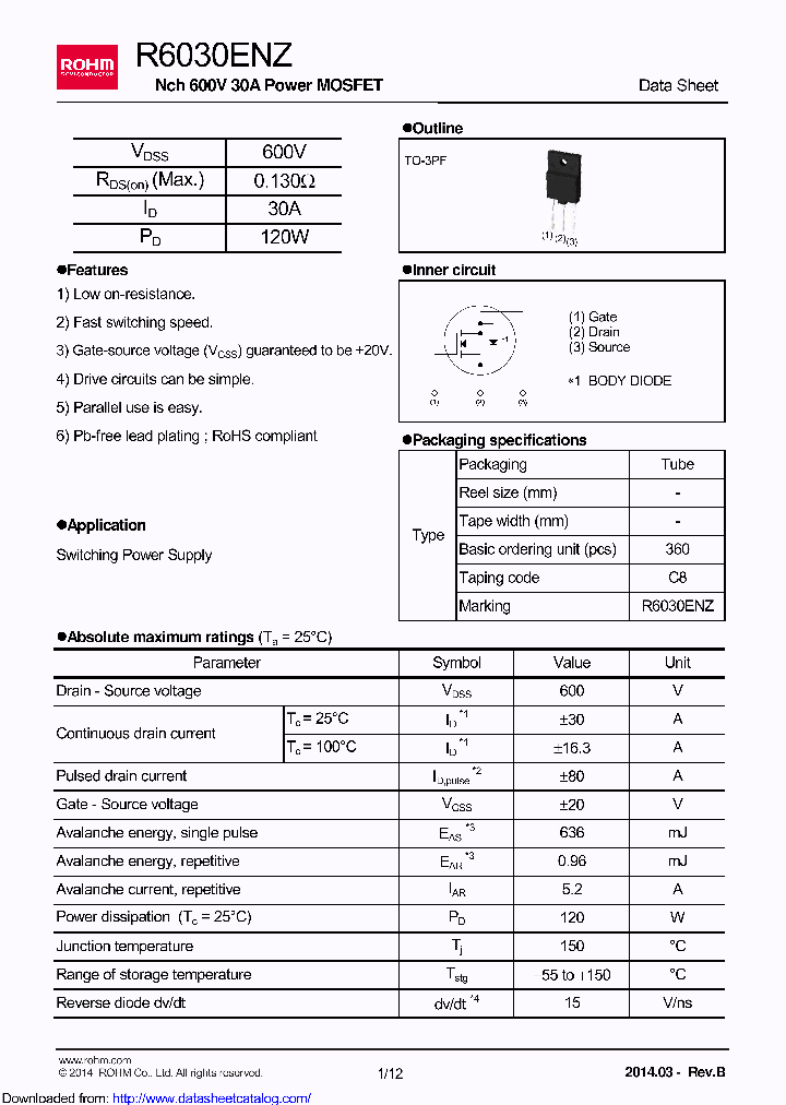 R6030ENZC8_8741650.PDF Datasheet