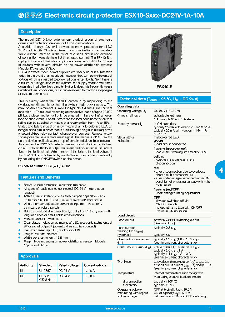 ESX10-S117-DC24V-2A_8742839.PDF Datasheet
