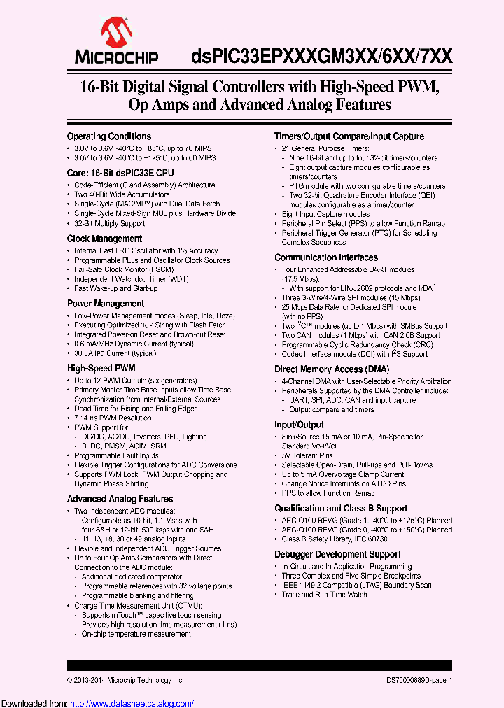 DSPIC33EP128GM710_8745807.PDF Datasheet