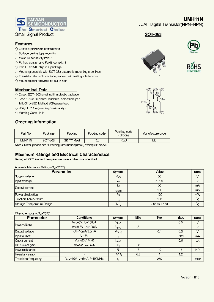 UMH11N_8747179.PDF Datasheet