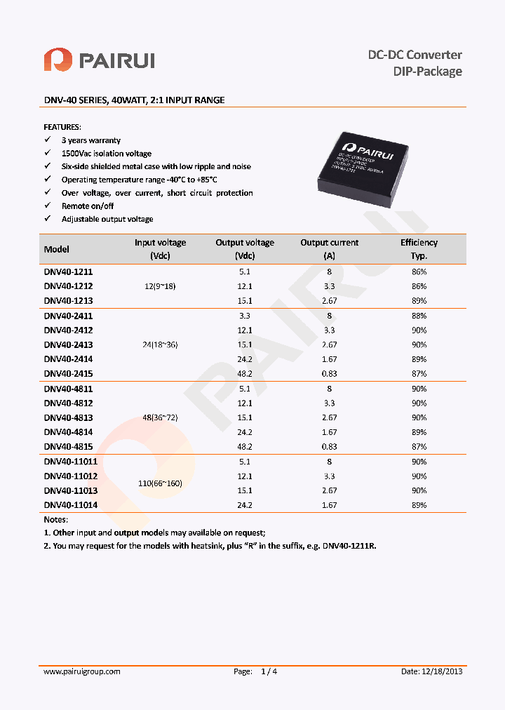 DNV40-11013_8748380.PDF Datasheet