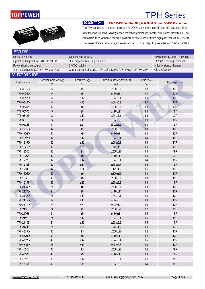 TPH0509S_8748662.PDF Datasheet