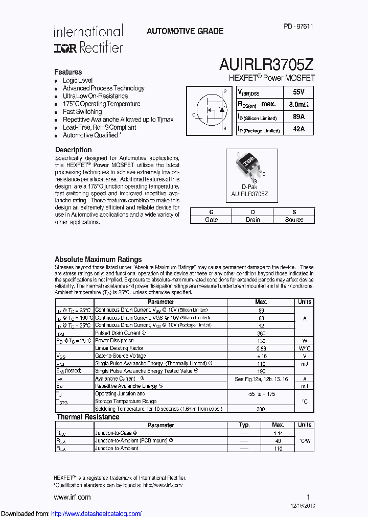AUIRLR3705Z_8749308.PDF Datasheet
