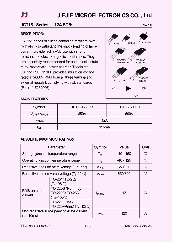 JCT151-650R_8750880.PDF Datasheet