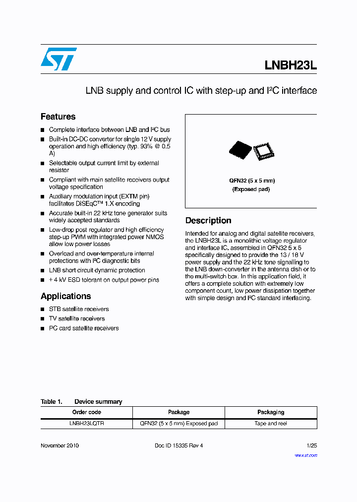 LNBH23LQTR_8752116.PDF Datasheet