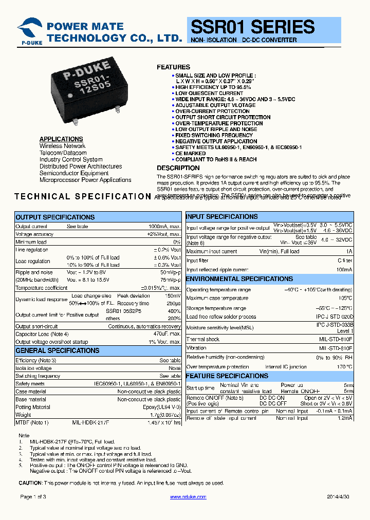 SSR01-05S2P5_8752201.PDF Datasheet