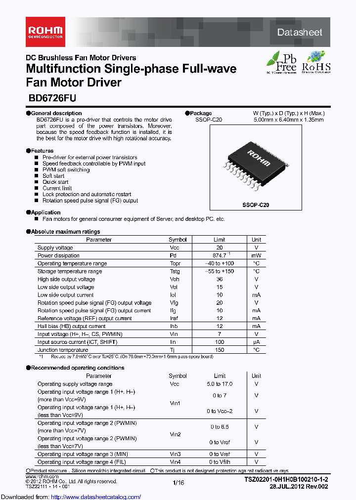 BD6726FU-E2_8753389.PDF Datasheet