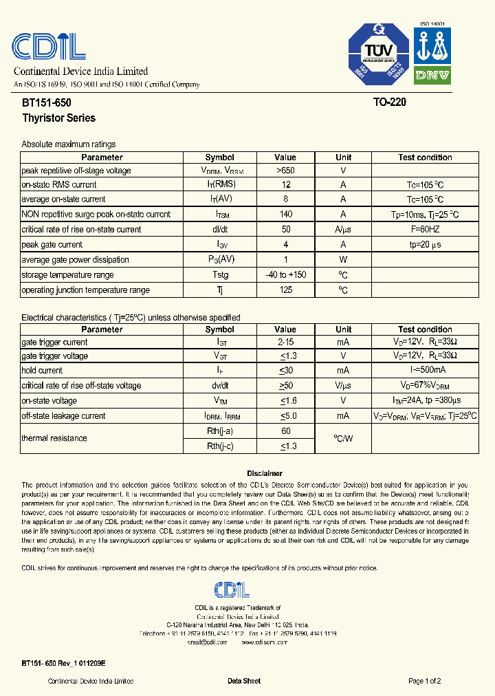 BT151-650_8753770.PDF Datasheet
