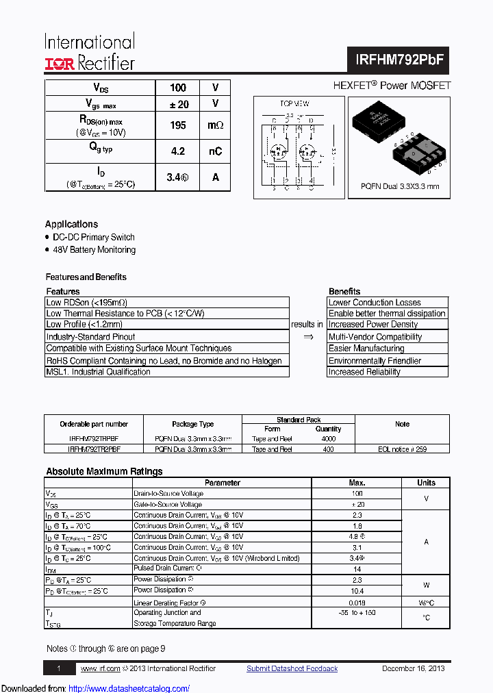 IRFHM792TRPBF_8754329.PDF Datasheet