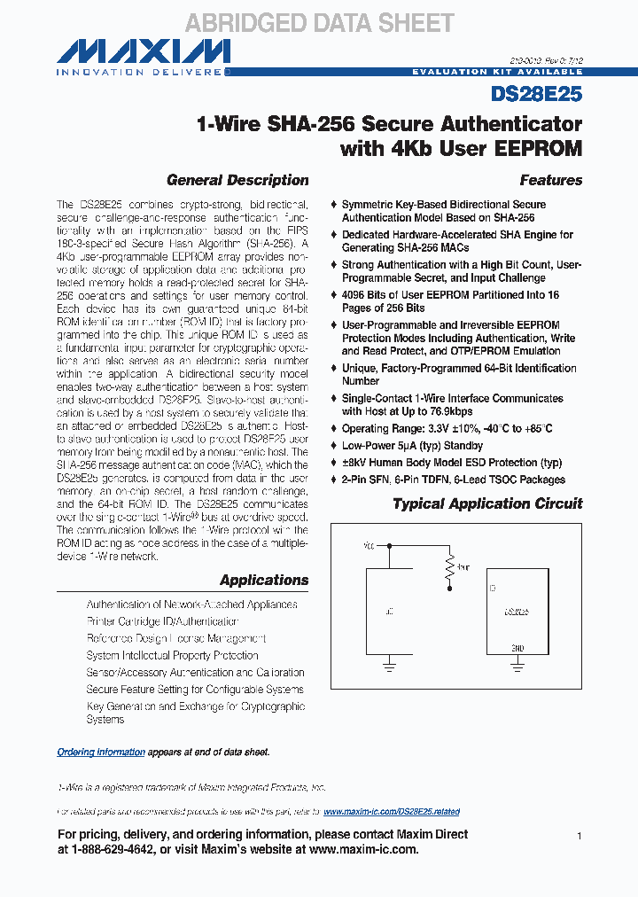 DS28E25P_8755044.PDF Datasheet