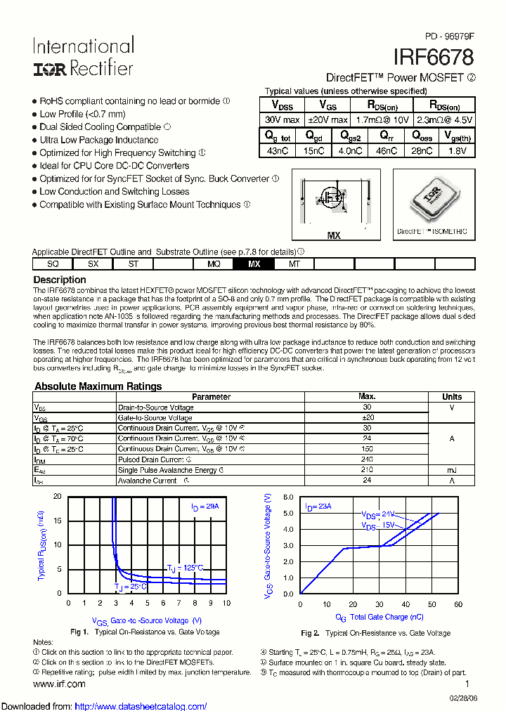 IRF6678TR1_8754985.PDF Datasheet