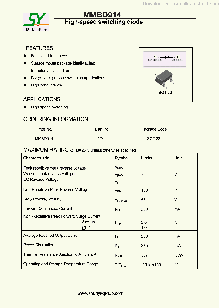 MMBD914SOT-23_8756716.PDF Datasheet