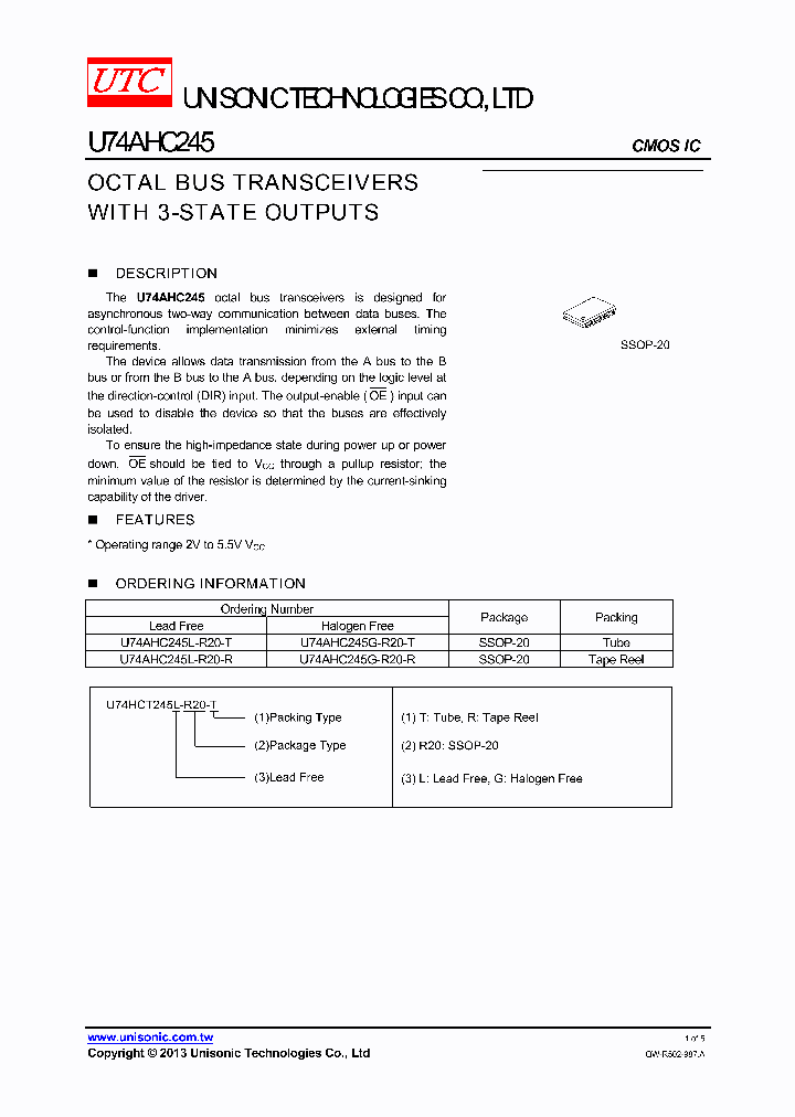 U74AHC245L-R20-T_8760222.PDF Datasheet