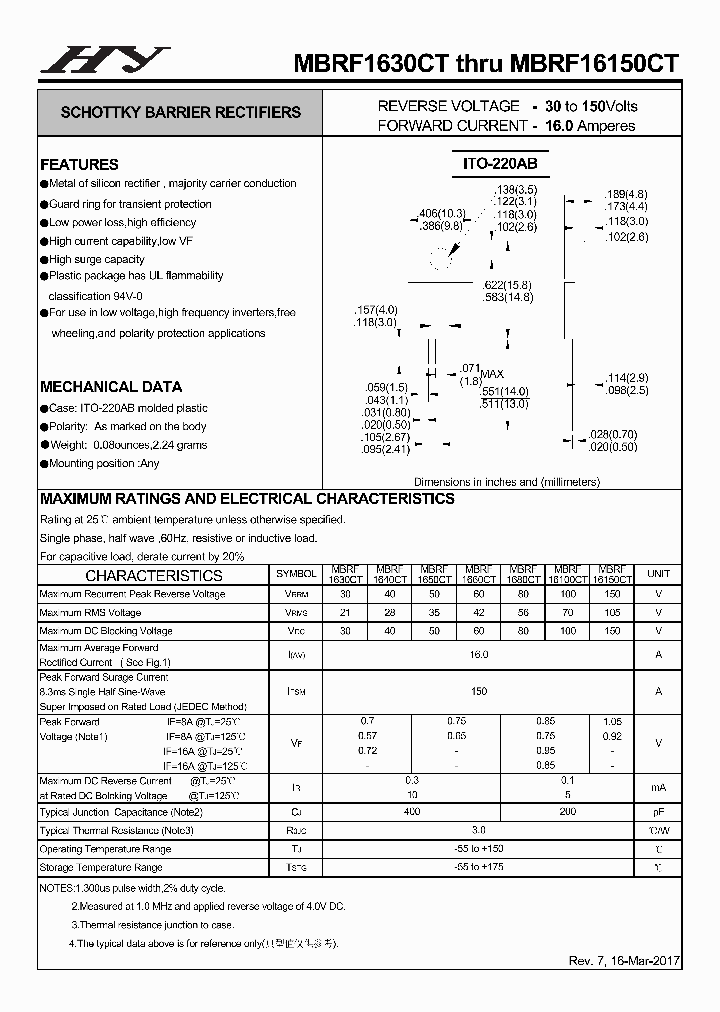MBRF1630CT-17_8761634.PDF Datasheet
