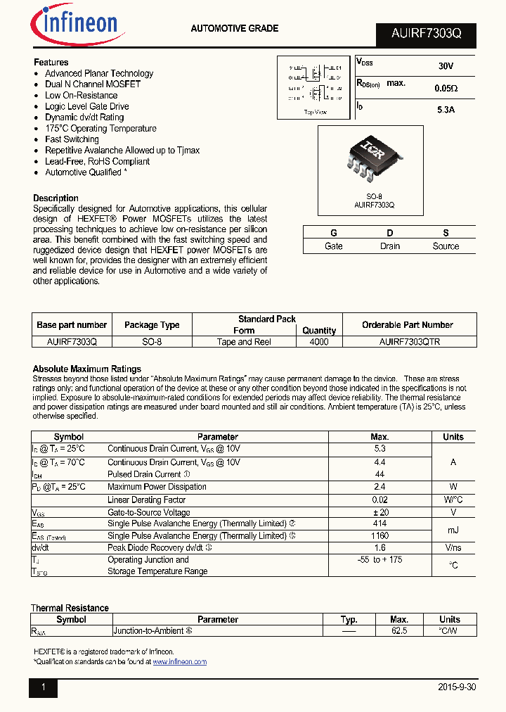 AUIRF7303Q_8764535.PDF Datasheet